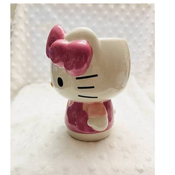 Hello Kitty 3D Full Body Dark Pink Bow 20oz Tall Mug-NEW - Picture 2 of 6